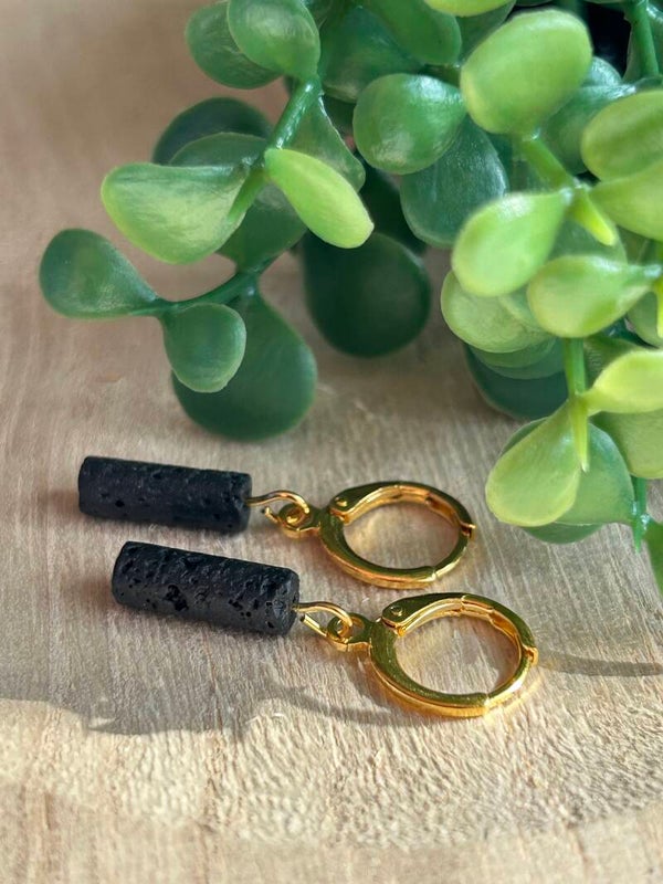 Volcanic black & gold