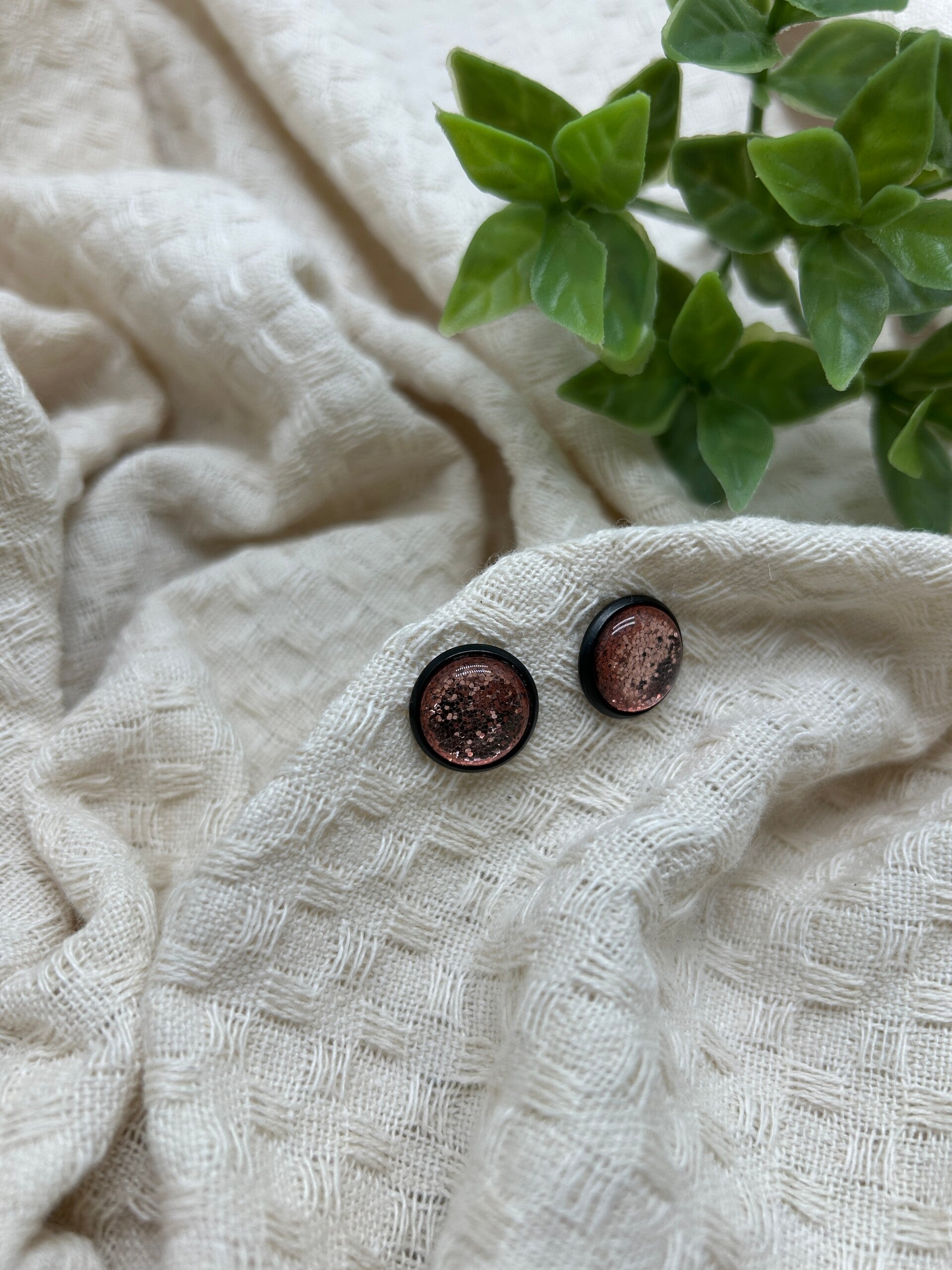 Glitter roze & zwart