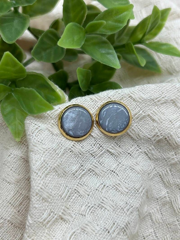 Parelmoer blauw & goud