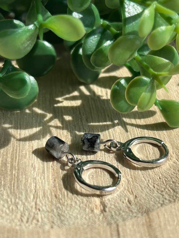 Small black stones