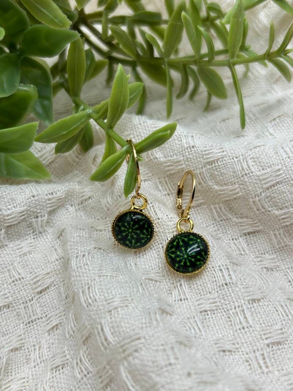 Groene sterretjes hanger