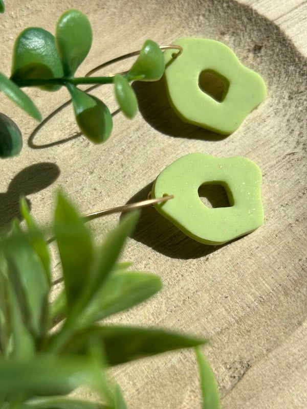 Green donut