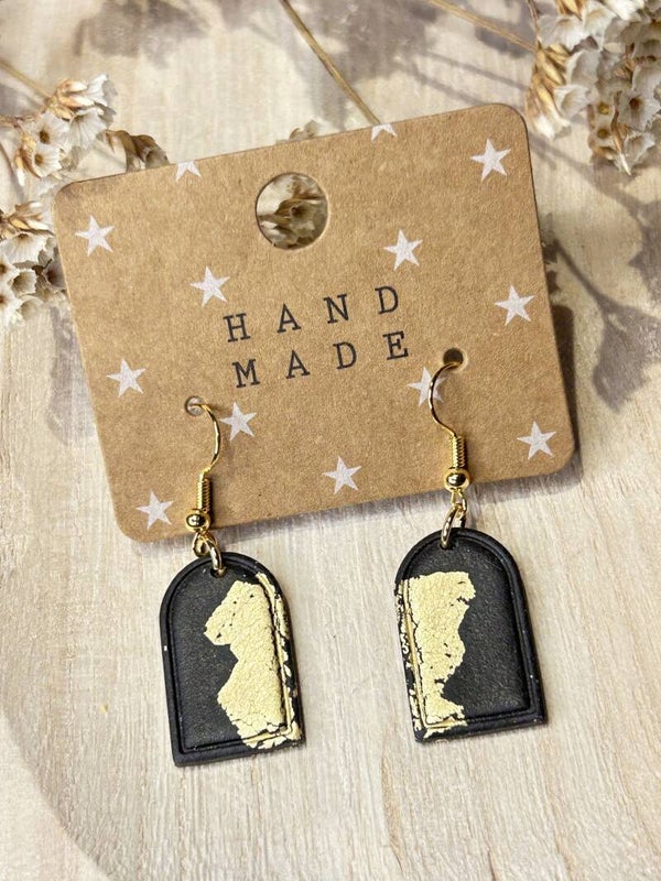 Frosted black & gold