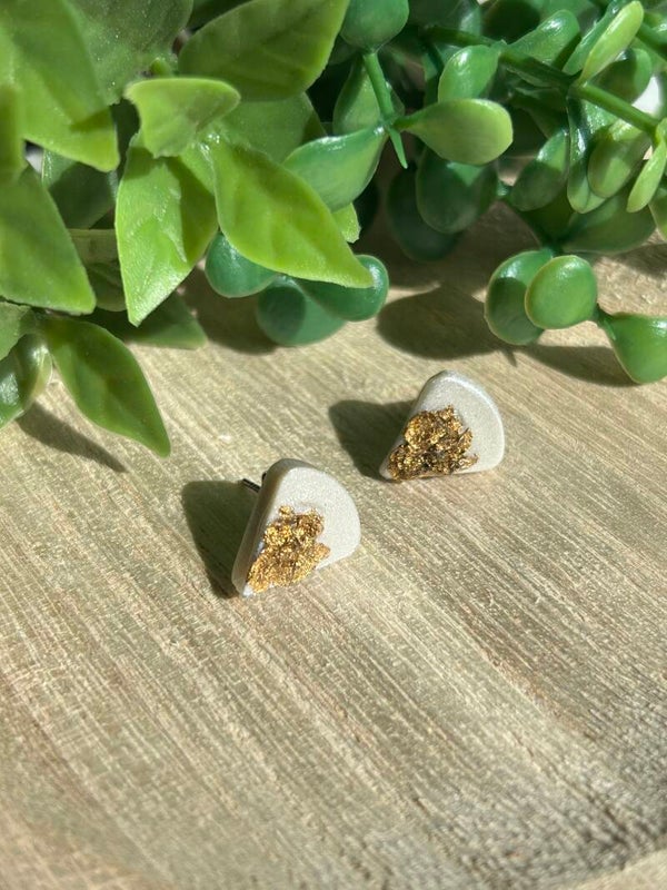 Pearl & gold small