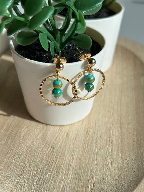 Green & double gold