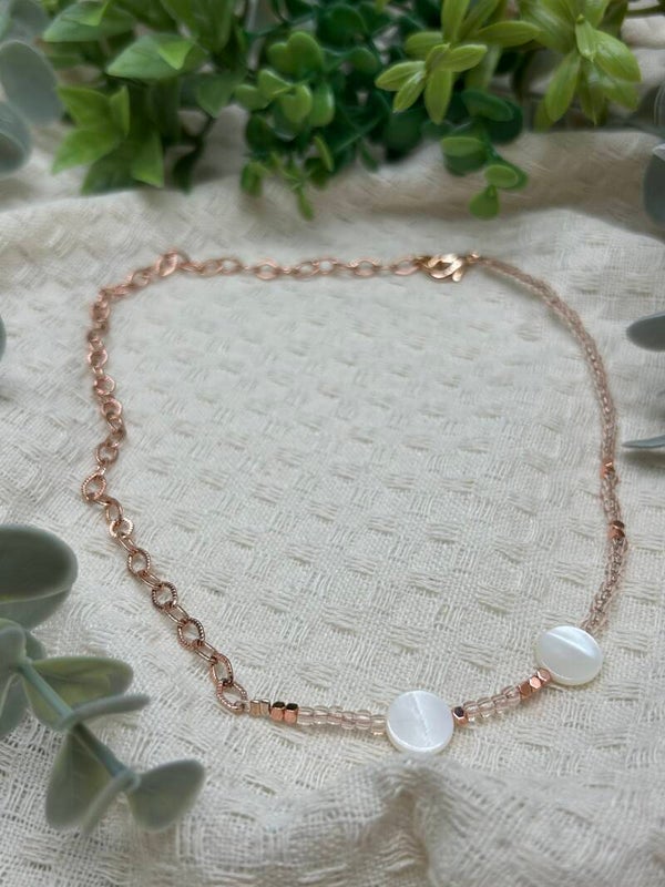 Rosé goud & wit