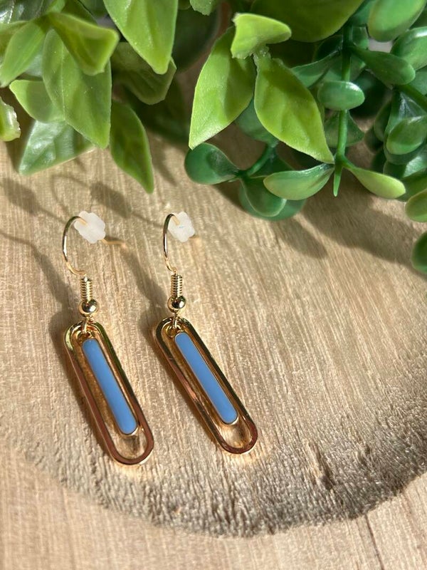 Light blue & gold