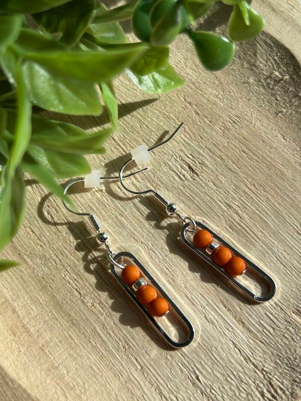 Brown & silver long