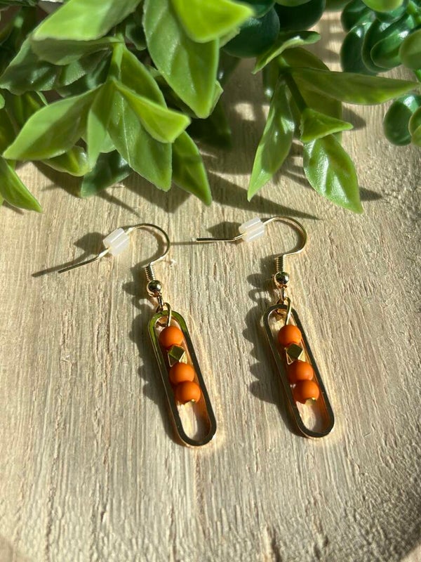 Brown & gold long