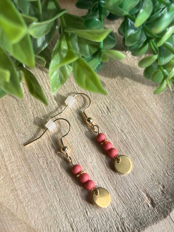 Pink & gold long