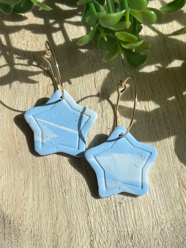 Sky blue stars