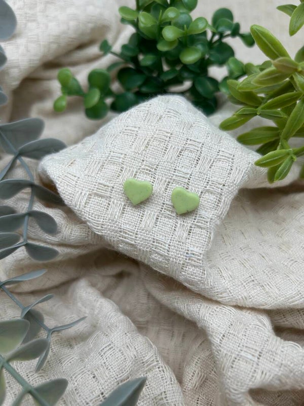 Groen mini hartje