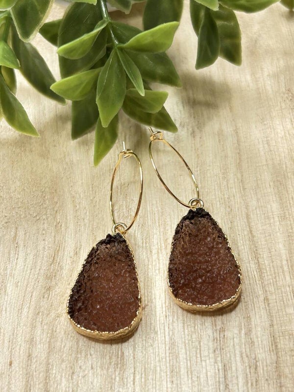 Brown rock