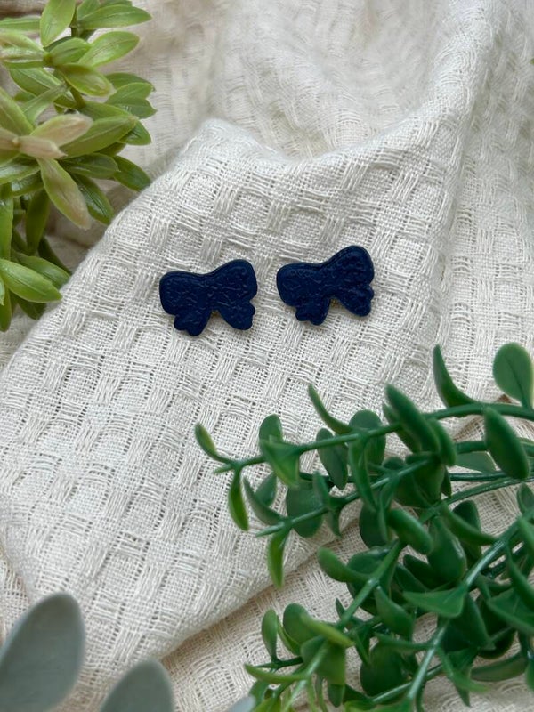 Blauwe strik