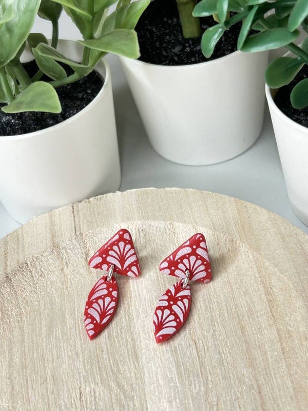 Flowery red rectangle