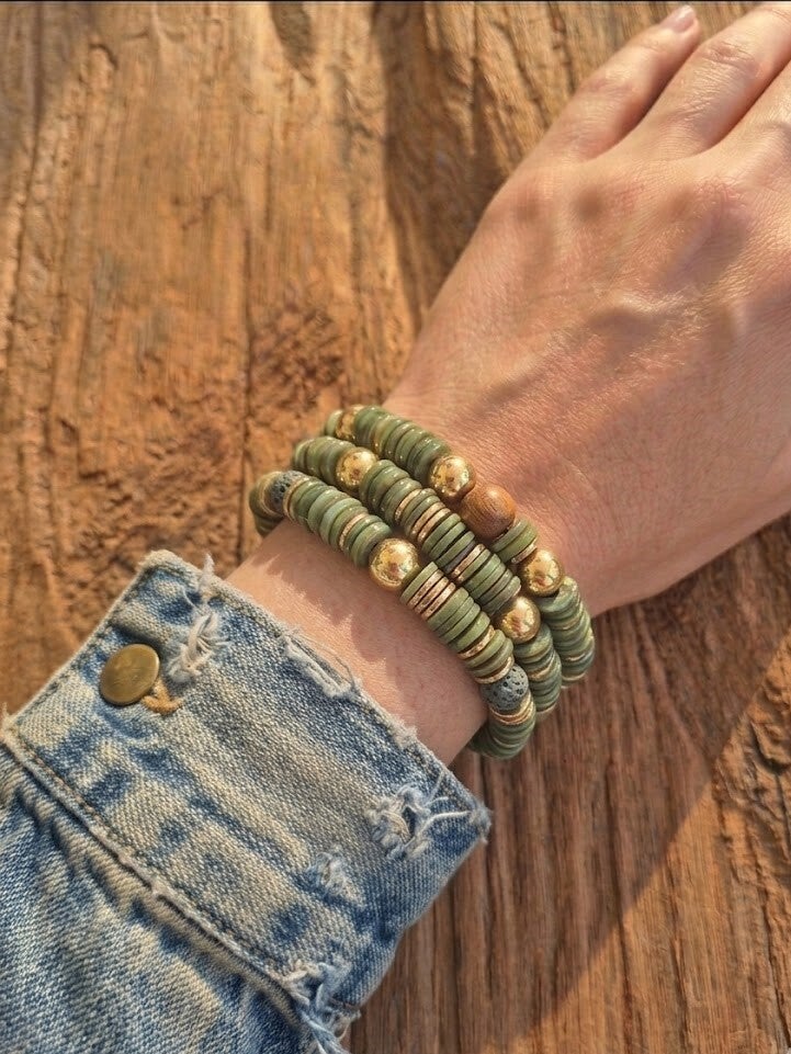 Bracelet SUZANNE Kaki