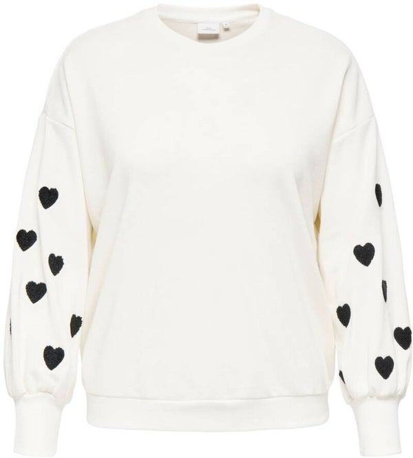 ONLY CARMAKOMA - CARMACY L/S O-NECK CC SWT JRS Dames Trui - Maat 46/48