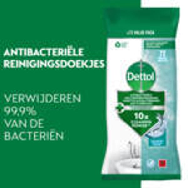 Dettol Antibacteriële Reinigingsdoekjes Ocean Fresh 72 stuks - Verpakking beschadigd