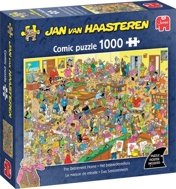 Jan van Haasteren - Het Bejaardentehuis - 1000 stukjes puzzel - Legpuzzel