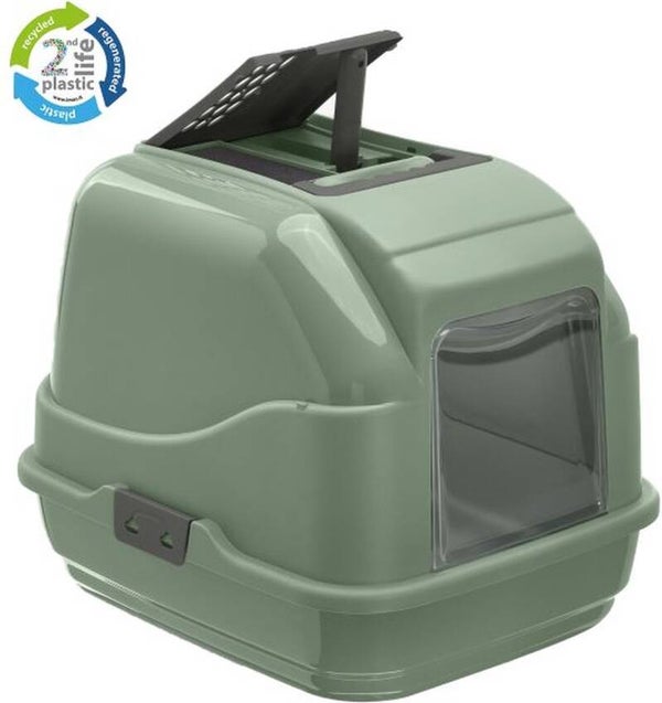 Imac Kattenbak Easy Cat 2Nd Life Gerecycled Groen