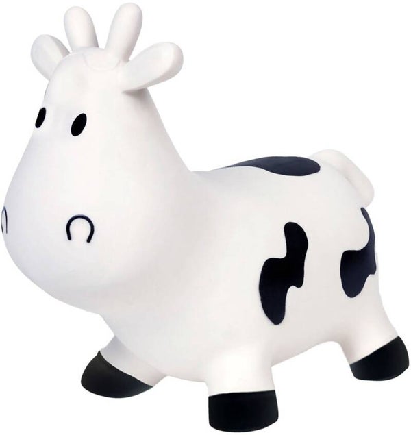 BS Toys Springkoe Jumpbal - Speelgoed Skippybal - Skippy Dieren - Skippybal koe - Kinderspeelgoed - Speelgoed 2 Jaar - Inclusief Pomp - Tot 50 kg Gewicht - Skippy bal - Cadeau kind