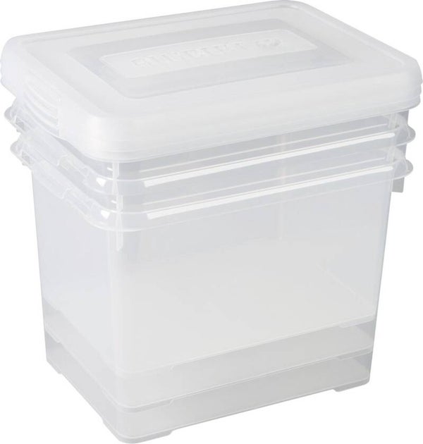 Curver Handy box - Opbergbox - 3x20 liter - Transparant - 3 stuks