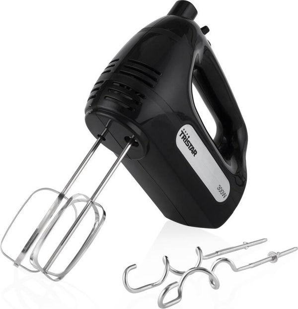 Tristar MX-4201 - Handmixer 300W - 6 snelheden - Turbo functie - Deeghaken en Gardes