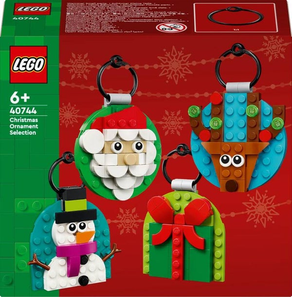 LEGO Iconic - Schattige kerstversieringen Hangende Kerstdecoratie Set - 40744