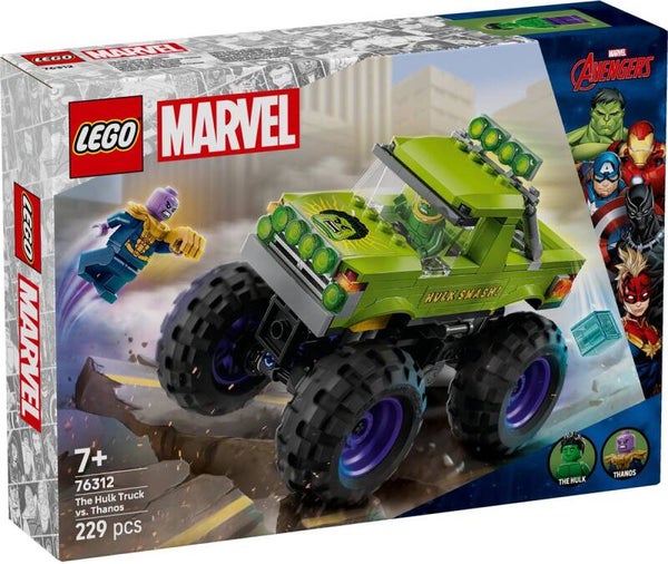 LEGO Marvel De Hulk Truck vs. Thanos - Superhelden Speelgoed - 76312