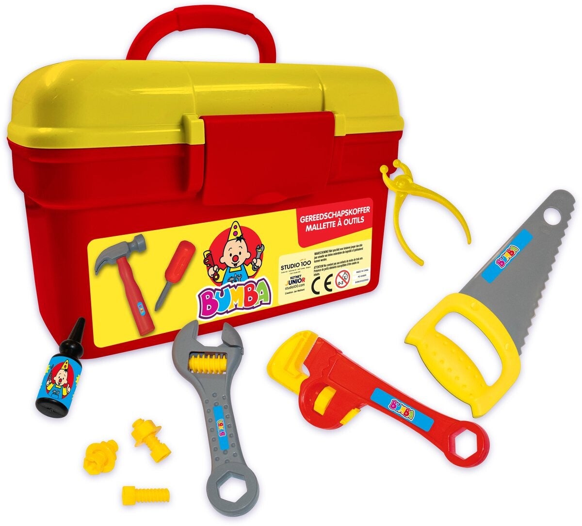 Bumba — Gereedschapsset — Speelgoed — Inclusief Accessoires — Rollenspel - 25 delig