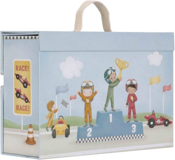Little Dutch Speelkoffer Racebaan - Hout