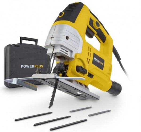 Powerplus elektrische decoupeerzaag POWX0361 - 810W zaagmachine - 3000min-1 - gereedschap met 6 acc.