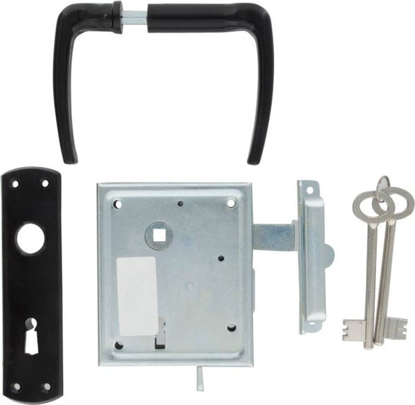 Starx Poortslot – Slot met Sleutels - Montage Rechts of Links – Zwart
