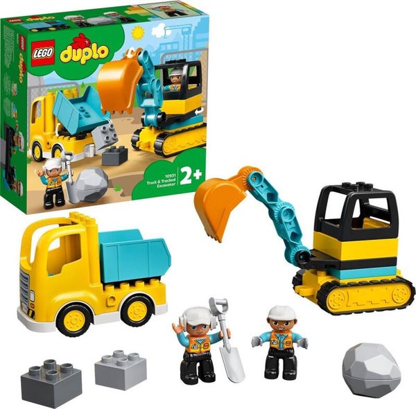 LEGO DUPLO Truck & Graafmachine met rupsbanden - 10931