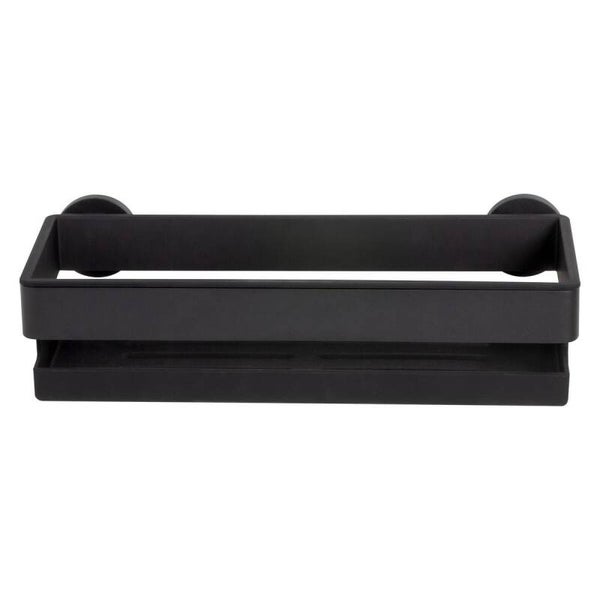 Tiger Noon - Doucherek - Badkamerrek - Zonder boren - Boren of lijmen - RVS - Mat Zwart