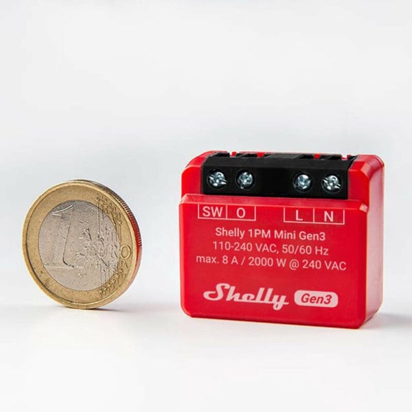 Shelly 1Pm Mini Gen3 Wifi/Bluetooth-Controller