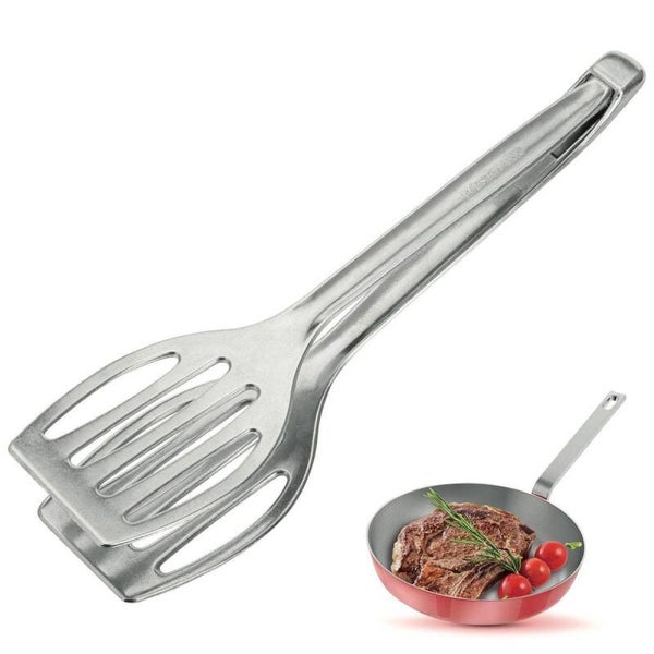 Westmark Dubbele bak-/grilltang, lengte: 27,5 cm, gegoten aluminium, Duetto, zilver, 21102260