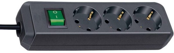 Brennenstuhl Eco-Line 3-voudig Stekkerdoos (verdeeldoos met schakelaar en 5m kabel)