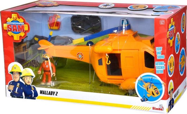 Brandweerman Sam Wallaby 2 Helikopter mef Figuur