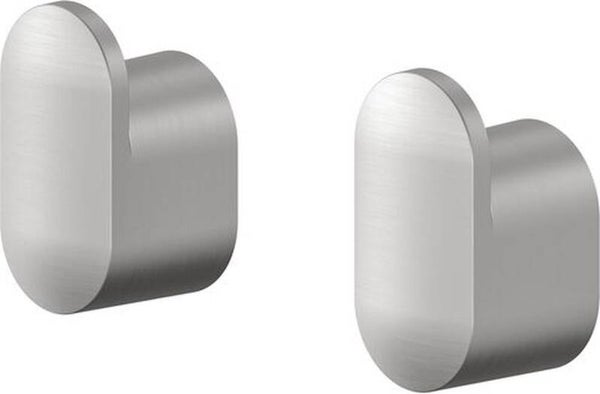 Tiger Cooper - Handdoekhaak klein (2 stuks) - 16x14x25 mm - RVS geborsteld