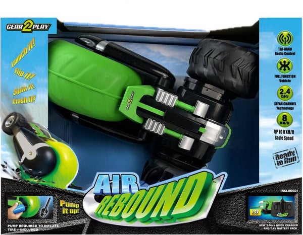 Gear2Play RC Air Rebound Stuntauto op 3 wielen - Bestuurbare auto - Incl. batterijen - Maak allerlei stunts