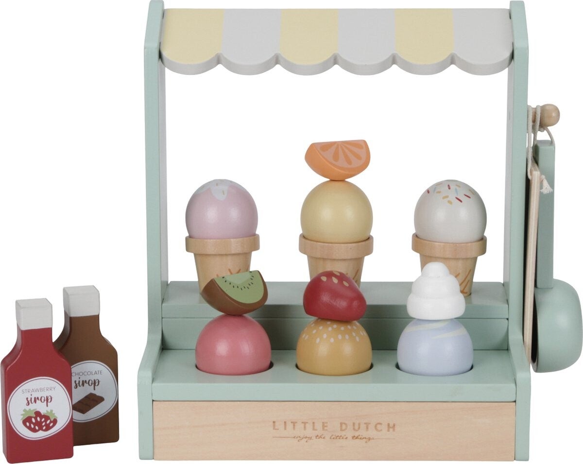 Little Dutch Speelgoed IJskraam IJssalon FSC - Speelgoedeten