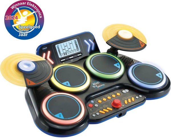 VTech Kidi DJ Drums - Interactief Speelgoed - Stimuleert Creativiteit - Inclusief Opname Functie & Bluetooth - Speelgoed vanaf 6 Jaar