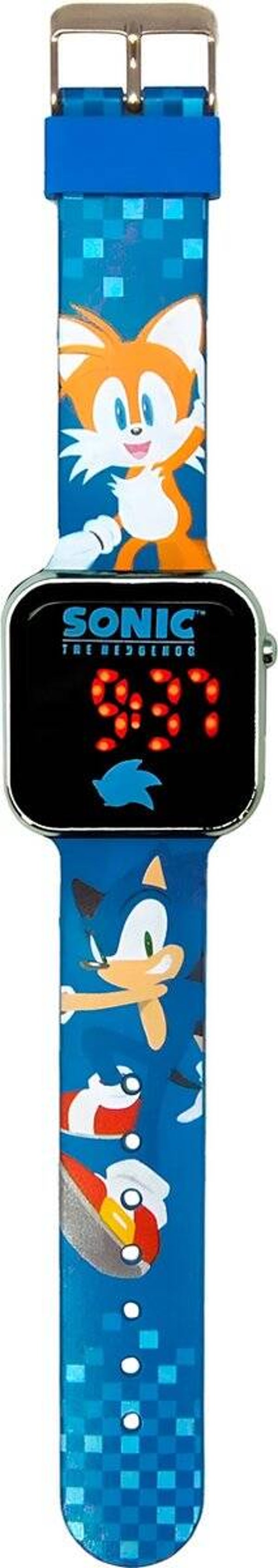 Sonic Led Horloge - Blauw