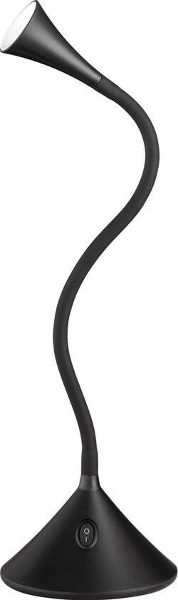 REALITY VIPER - Tafellamp - Burealamp - Zwart - incl. 1x SMD 3W - Flexibel - Geschikt voor Wandmontage