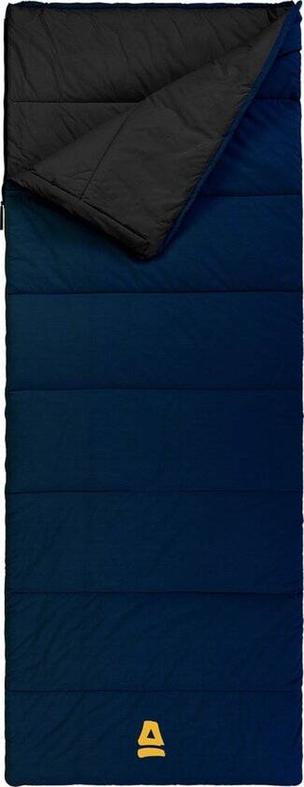 Abbey Camp Slaapzak - Katoen - Dekenmodel - Blauw - 210 x 80 cm