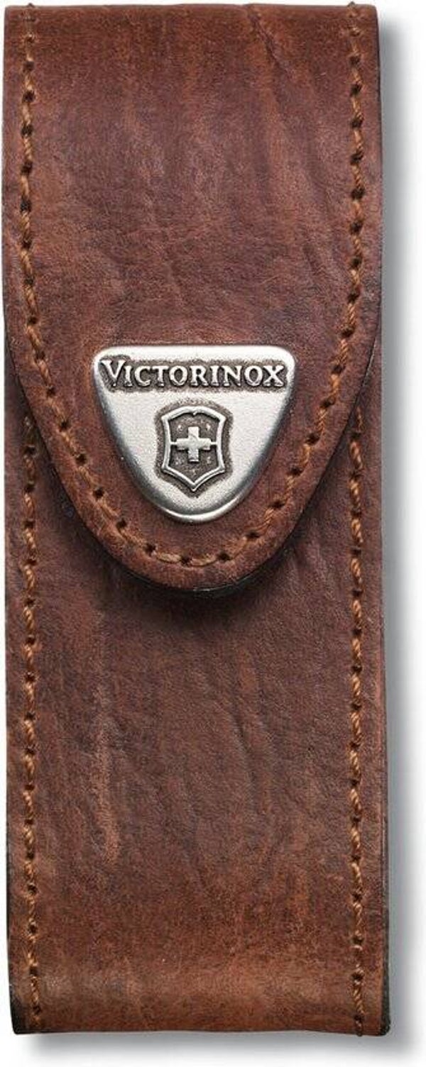 Victorinox bruin etui voor je Climber of Huntsman