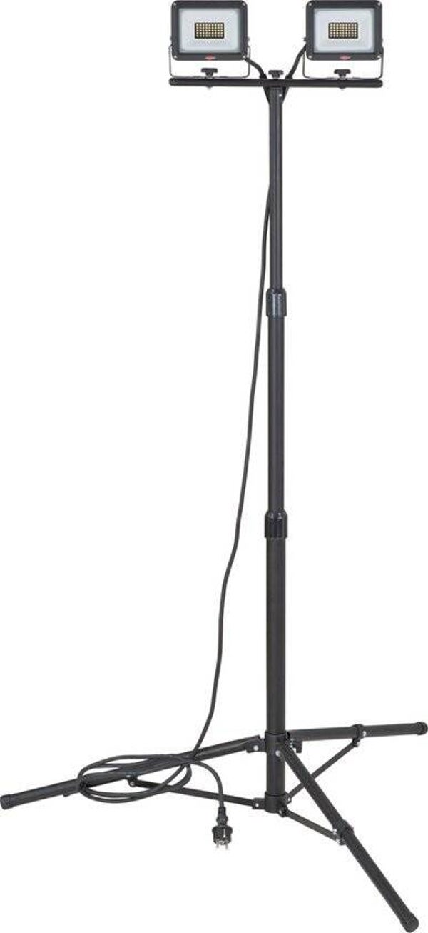 LED-bouwlamp met statief JARO 6060 T 4800lm, 2x 20W, 3m H07RN-F 3G1,0, IP65