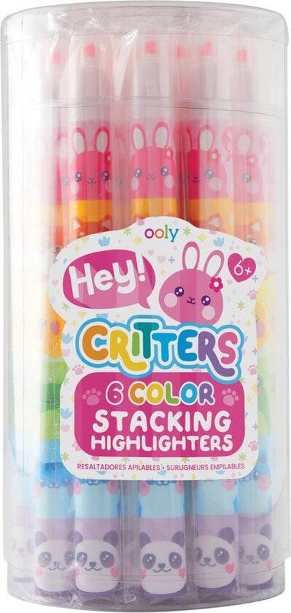 Ooly Hey Critters stapelbare markeerstiften