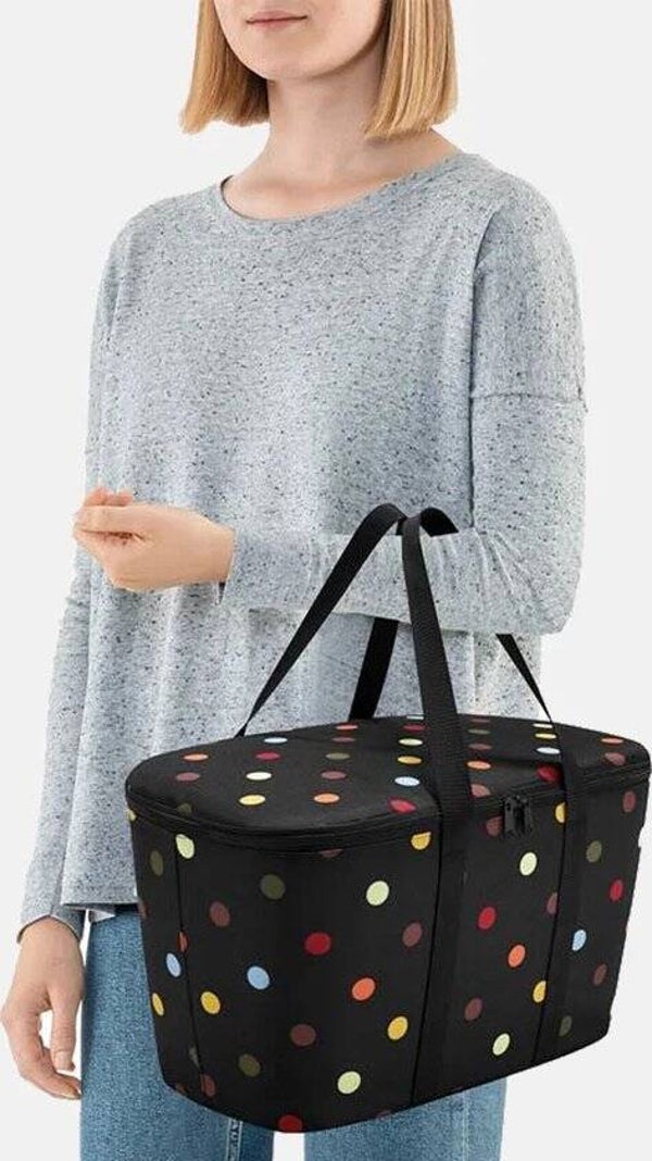 Reisenthel Coolerbag Koeltas - Polyester met aluminium voering - 20L - Dots Zwart